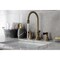 Kingston Brass KS2983PKL Widespread Bathroom Faucet with Brass Pop-Up, Antique Brass KS2983PKL - alternate 4